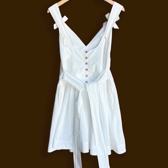 Free People NWOT | Lennon Mini Dress in Ivory | Size Large - Picture 6 of 13